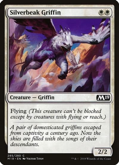Silverbeak Griffin Core Set 2019 Magic card