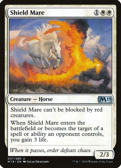 Shield Mare Core Set 2019 Magic card