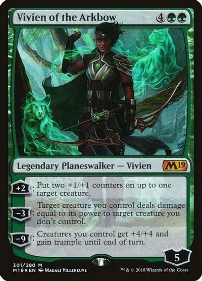 Vivien of the Arkbow Core Set 2019 Magic card