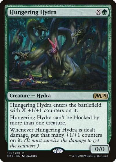 Hungering Hydra Core Set 2019 Magic card