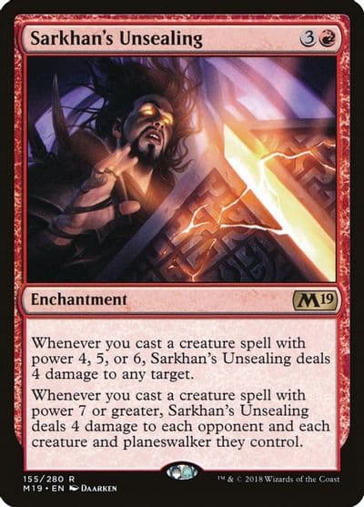 Sarkhans Unsealing Core Set 2019 Magic card