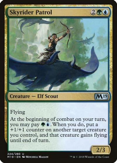 Skyrider Patrol Core Set 2019 Magic card