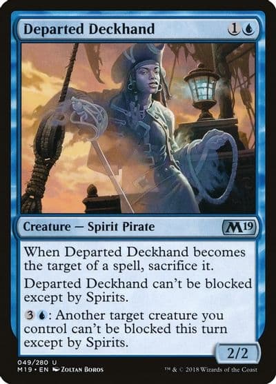 Departed Deckhand Core Set 2019 Magic card