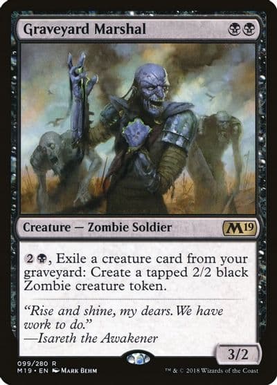 Graveyard Marshal Core Set 2019 Magic card