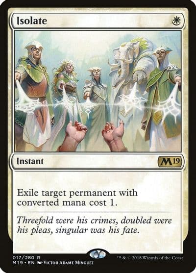 Isolate Core Set 2019 Magic card