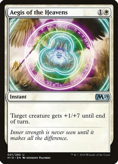 Aegis of the Heavens Core Set 2019 Magic card