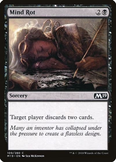 Mind Rot Core Set 2019 Magic card