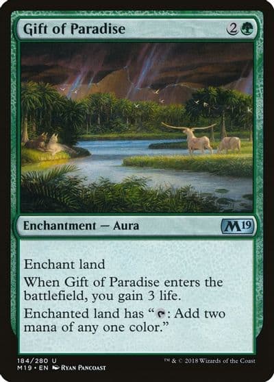 Gift of Paradise Core Set 2019 Magic card