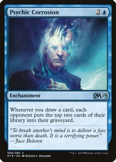 Psychic Corrosion Core Set 2019 Magic card