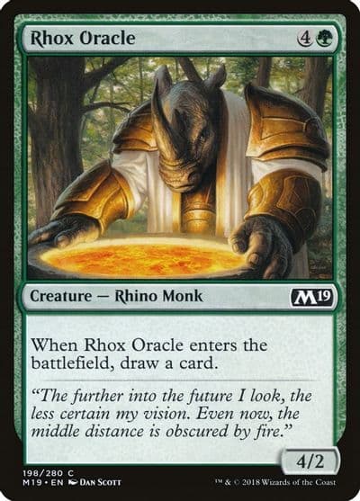 Rhox Oracle Core Set 2019 Magic card