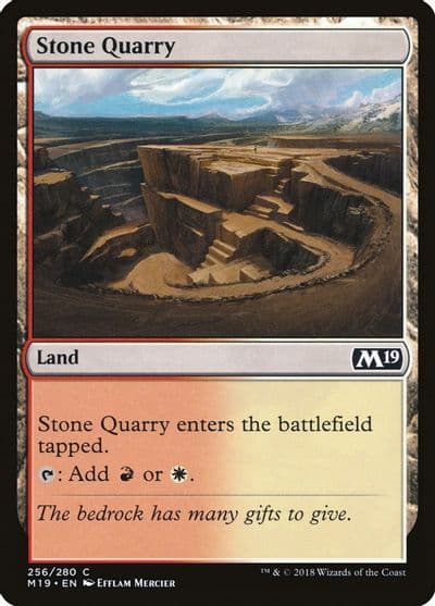 Stone Quarry Core Set 2019 Magic card