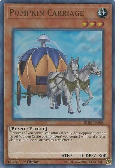 Pumpkin Carriage Battles of Legend: Relentless Revenge Yu-Gi-Oh! card