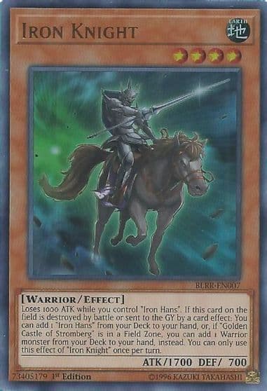 Iron Knight Battles of Legend: Relentless Revenge Yu-Gi-Oh! card