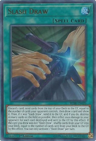 Slash Draw Battles of Legend: Relentless Revenge Yu-Gi-Oh! card