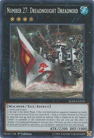 Number 27 Dreadnought Dreadnoid Battles of Legend: Relentless Revenge Yu-Gi-Oh! card