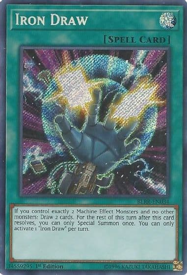 Iron Draw Battles of Legend: Relentless Revenge Yu-Gi-Oh! card