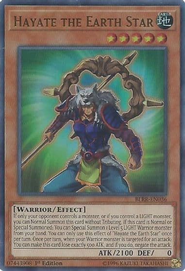 Hayate the Earth Star Battles of Legend: Relentless Revenge Yu-Gi-Oh! card