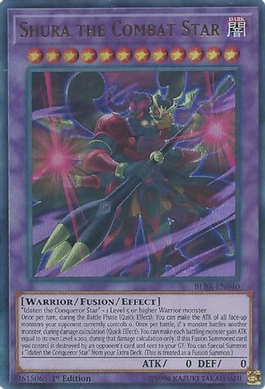 Shura the Combat Star Battles of Legend: Relentless Revenge Yu-Gi-Oh! card