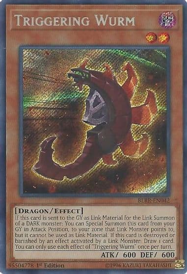 Triggering Wurm Battles of Legend: Relentless Revenge Yu-Gi-Oh! card