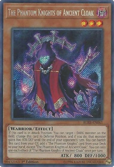 The Phantom Knights of Ancient Cloak Battles of Legend: Relentless Revenge Yu-Gi-Oh! card