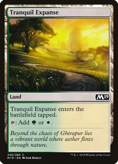 Tranquil Expanse Core Set 2019 Magic card