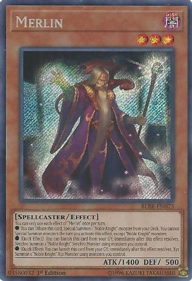 Merlin Battles of Legend: Relentless Revenge Yu-Gi-Oh! card