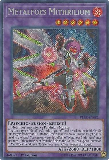 Metalfoes Mithrilium Battles of Legend: Relentless Revenge Yu-Gi-Oh! card