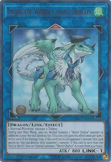 Imduk the World Chalice Dragon Battles of Legend: Relentless Revenge Yu-Gi-Oh! card