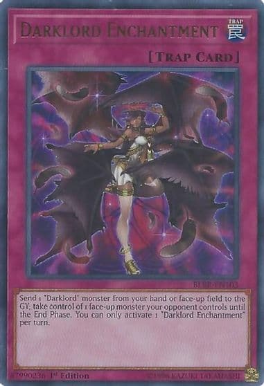 Darklord Enchantment Battles of Legend: Relentless Revenge Yu-Gi-Oh! card