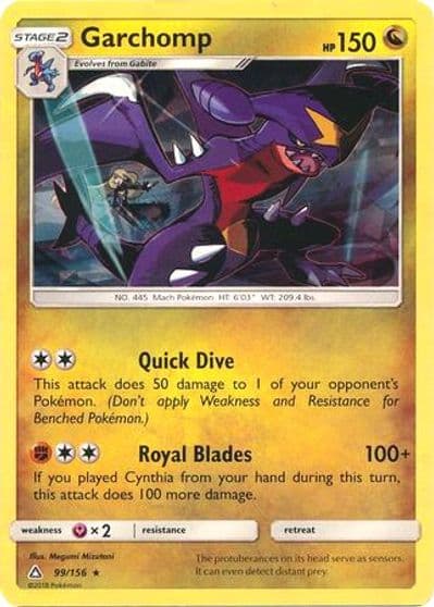 Garchomp (Cracked Ice Holo) Deck Exclusives Pokemon card