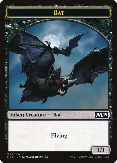 Bat Token Core Set 2019 Magic card