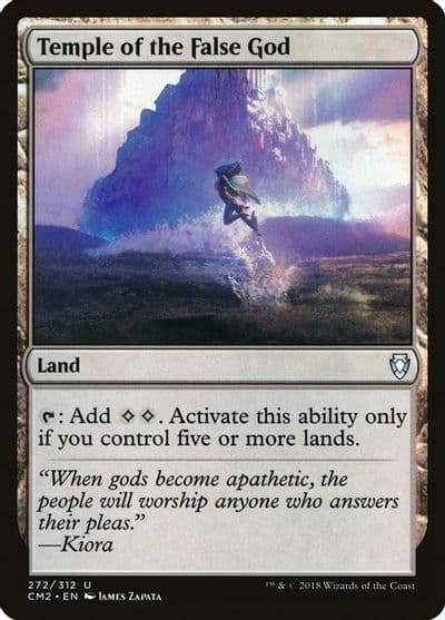 Temple of the False God 272 Commander Anthology Volume II Magic card