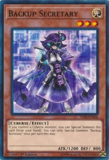 Backup Secretary Starter Deck: Codebreaker Yu-Gi-Oh! card
