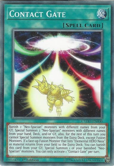 Contact Gate Cybernetic Horizon Yu-Gi-Oh! card