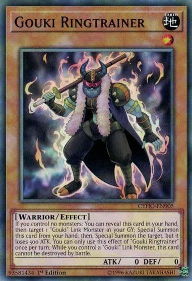 Gouki Ringtrainer Cybernetic Horizon Yu-Gi-Oh! card