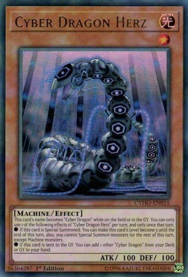 Cyber Dragon Herz Cybernetic Horizon Yu-Gi-Oh! card