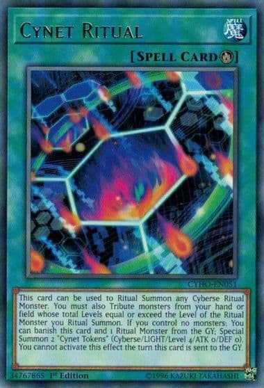 Cynet Ritual Cybernetic Horizon Yu-Gi-Oh! card