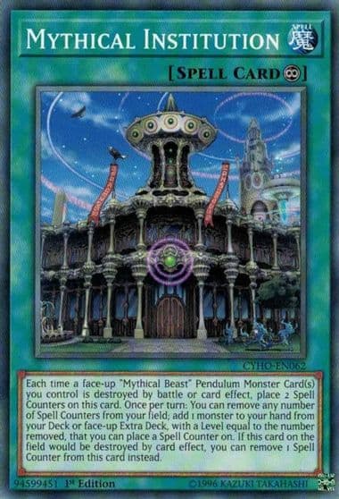 Mythical Institution Cybernetic Horizon Yu-Gi-Oh! card