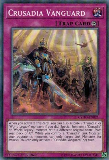 Crusadia Vanguard Cybernetic Horizon Yu-Gi-Oh! card