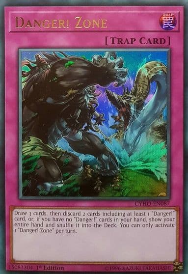 Danger Zone Cybernetic Horizon Yu-Gi-Oh! card