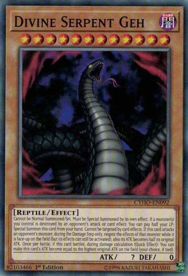 Divine Serpent Geh Cybernetic Horizon Yu-Gi-Oh! card