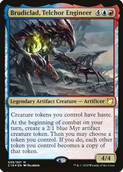 Brudiclad Telchor Engineer Commander 2018 Magic card