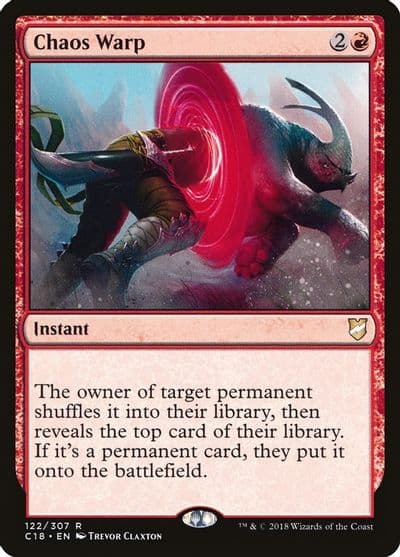 Chaos Warp Commander 2018 Magic card