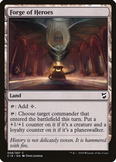 Forge of Heroes Commander 2018 Magic card