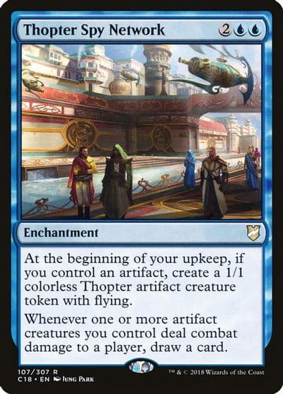 Thopter Spy Network Commander 2018 Magic card