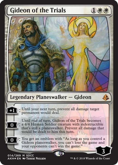 Gideon of the Trials SDCC 2018 Exclusive Media Promos Magic card