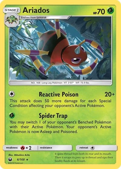 Ariados SM - Celestial Storm Pokemon card