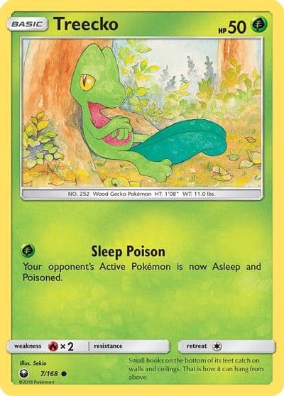 Treecko (7) SM - Celestial Storm Pokemon card