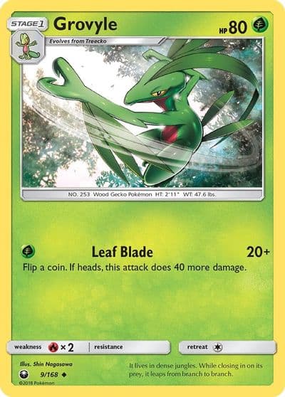 Grovyle SM - Celestial Storm Pokemon card