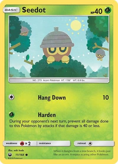 Seedot (11) SM - Celestial Storm Pokemon card